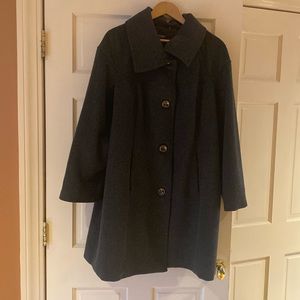 Alfani Wool Coat Size 20W Gray